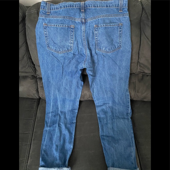 Ribbed High waisted Jeans - Picture 3 of 3